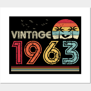 Vintage 1963 Limited Edition 58th Birthday Gift 58 Years Old Posters and Art